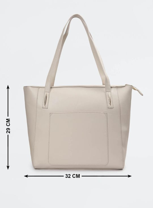 Women Solid Tote Bag