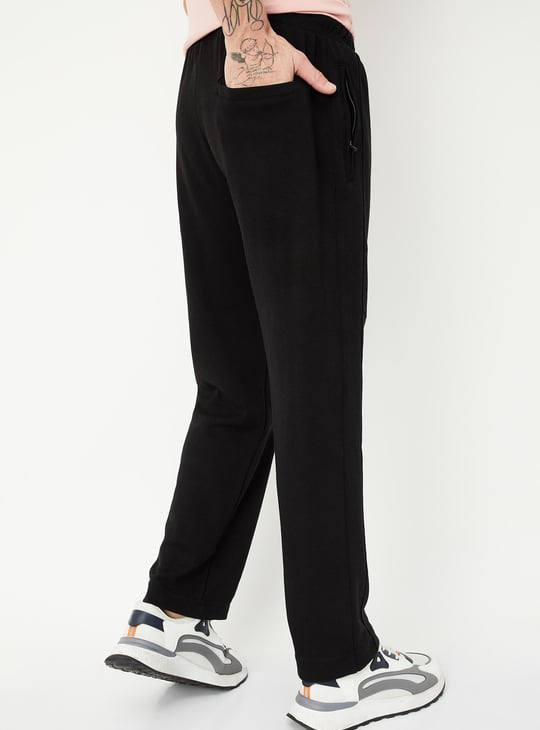 Men Solid Athleisure Track Pants