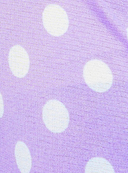 URB_N Women Polka Dot Knitted Trousers