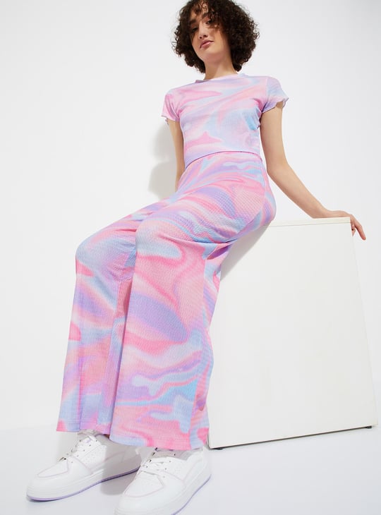 URB_N Women Holographic Trousers