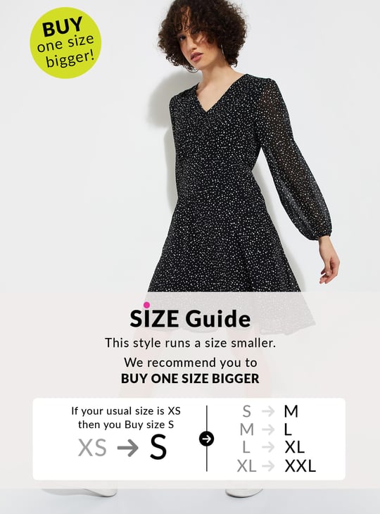 URB_N Women Printed A-Line Dress