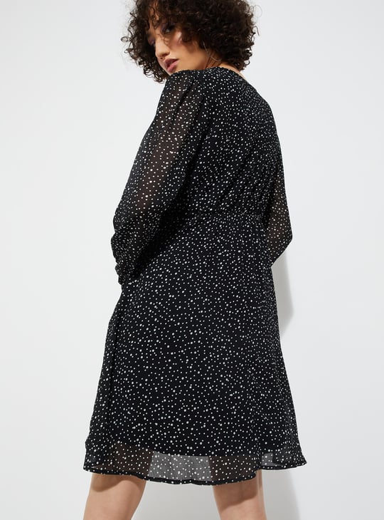 URB_N Women Printed A-Line Dress