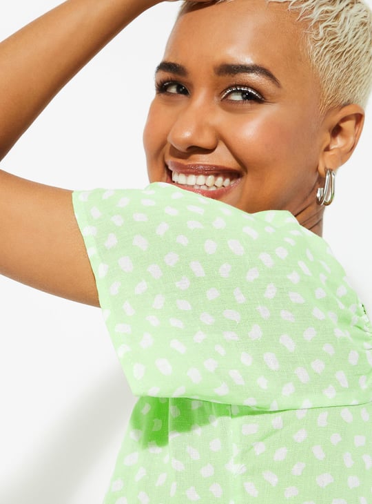 URB_N Women Printed A-line Dress
