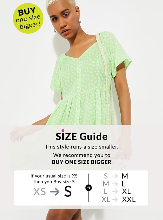 URB_N Women Printed A-line Dress