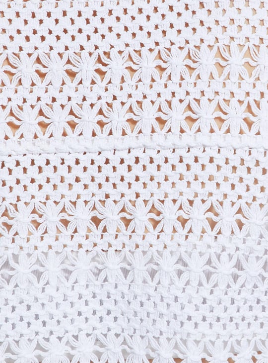 URB_N Women Crochet Knit Shirt