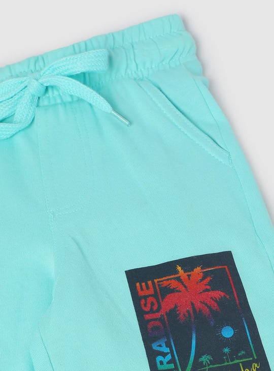 Boys Printed Shorts Set