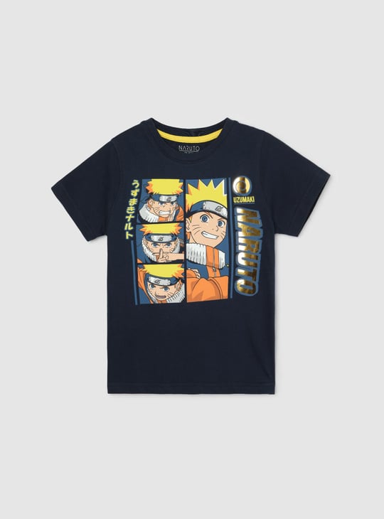 Boys Naruto Printed T-shirt