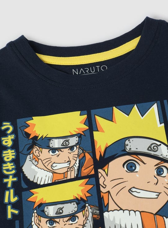 Boys Naruto Printed T-shirt