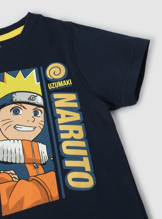 Boys Naruto Printed T-shirt
