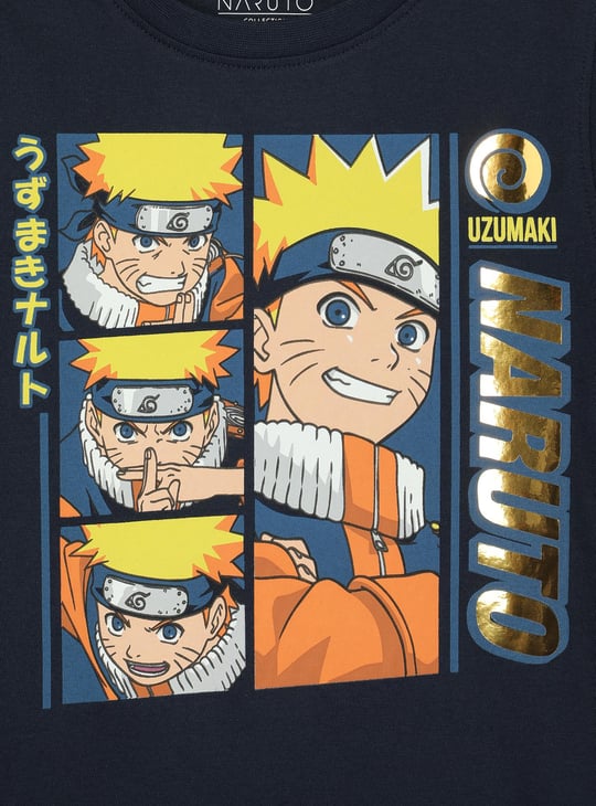 Boys Naruto Printed T-shirt