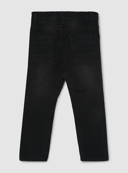 Boys Slim Fit Washed Jeans