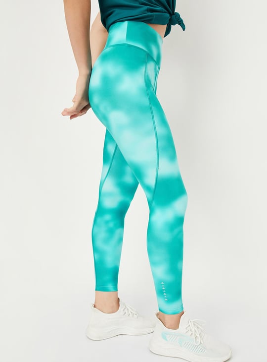 Women Tie-Dye Printed Skinny Fit Tights