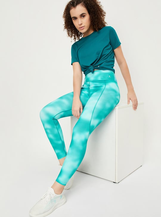 Women Tie-Dye Printed Skinny Fit Tights