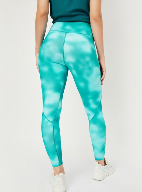 Women Tie-Dye Printed Skinny Fit Tights