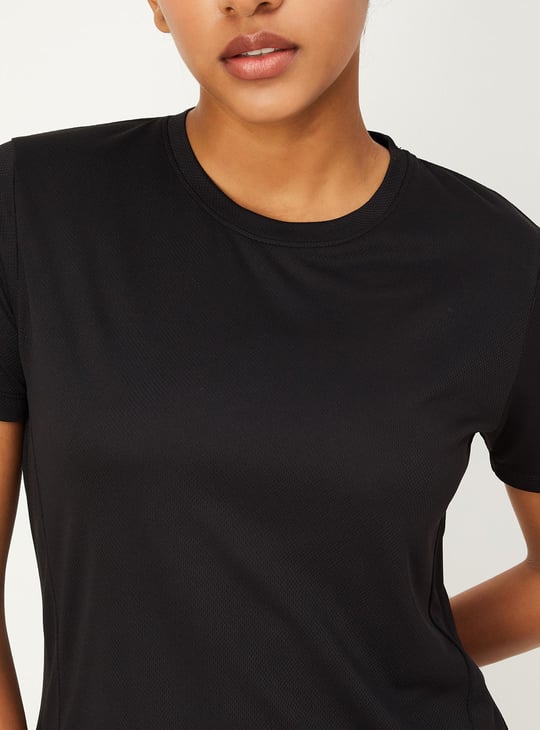 Women Textured Sports T-shirt