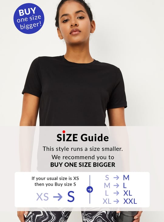 Women Textured Sports T-shirt