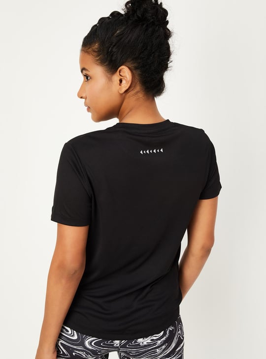 Women Textured Sports T-shirt