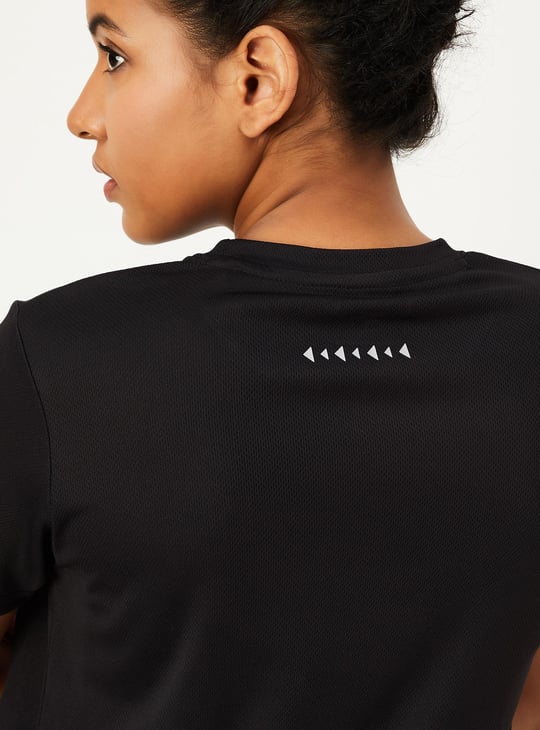 Women Textured Sports T-shirt