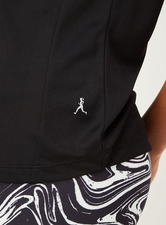 Women Textured Sports T-shirt