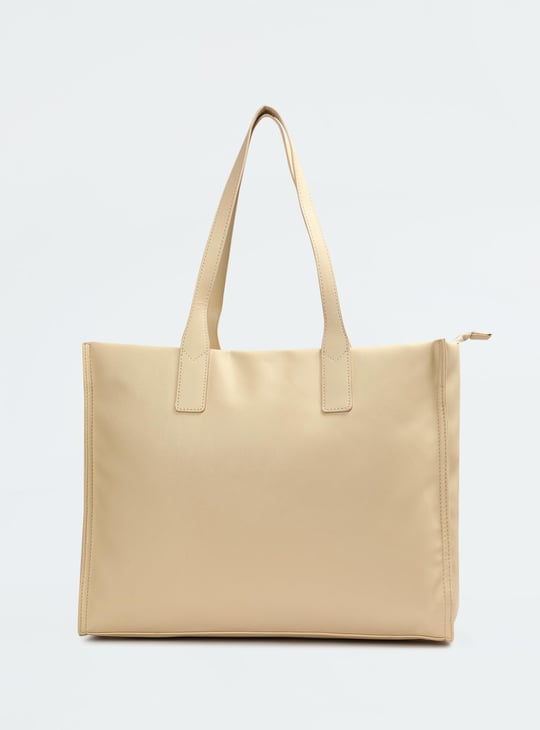 Women Solid Tote Bag