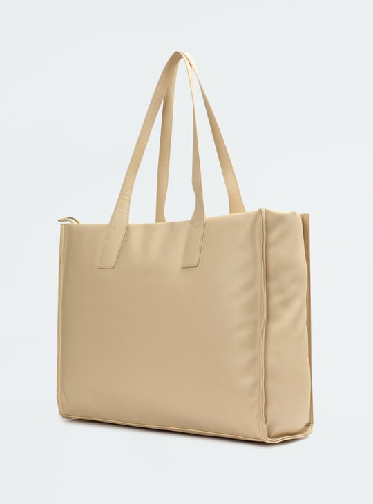 Women Solid Tote Bag