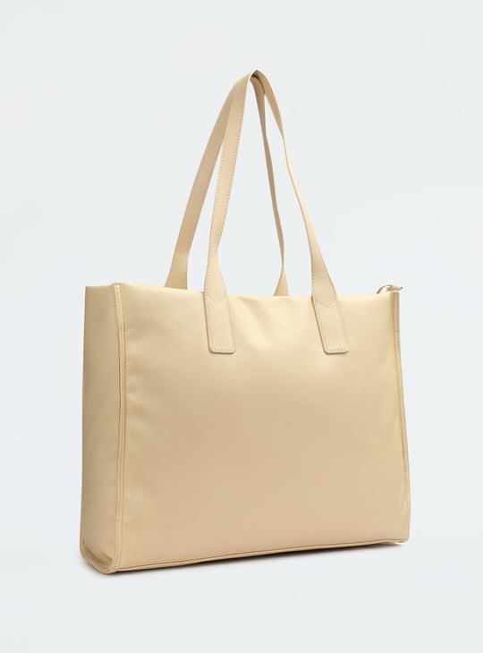 Women Solid Tote Bag