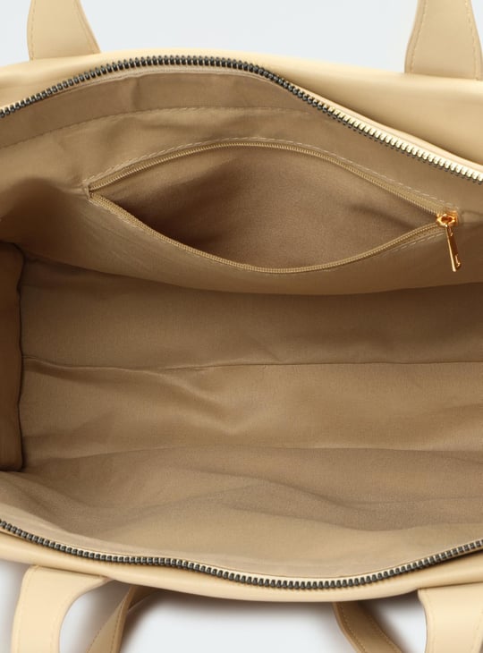 Women Solid Tote Bag