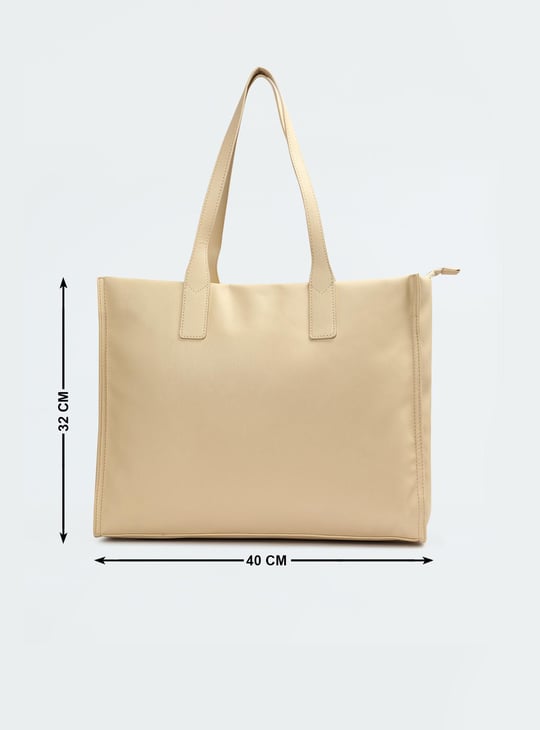 Women Solid Tote Bag