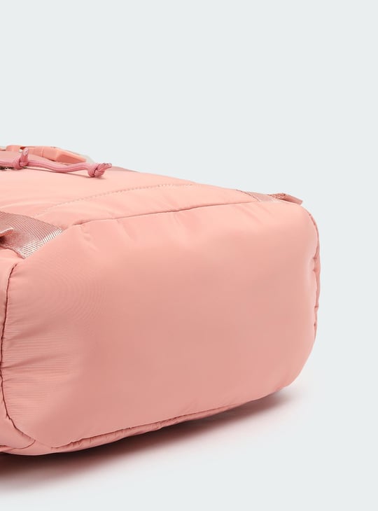 Women Solid Flap Backpack