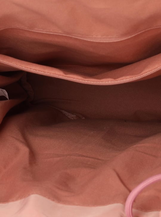 Women Solid Flap Backpack