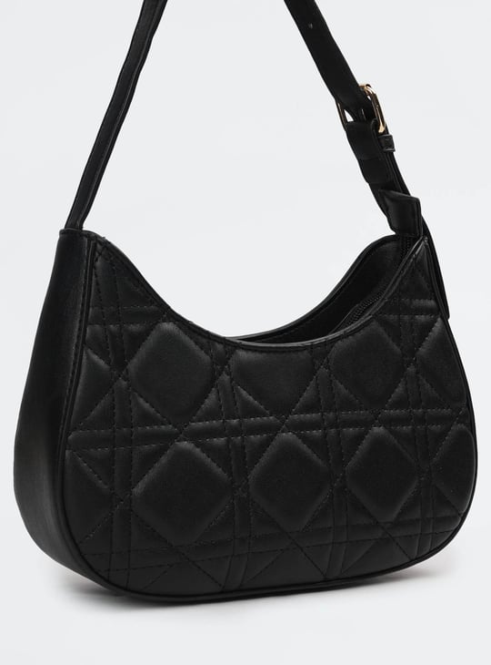 Women Quilted Baguette Bag