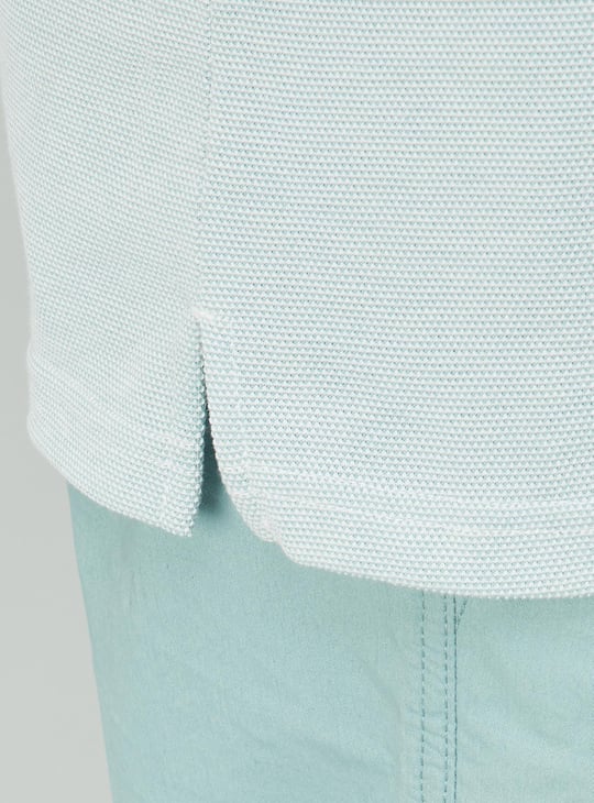 Men Solid Slim Fit Polo T-shirt