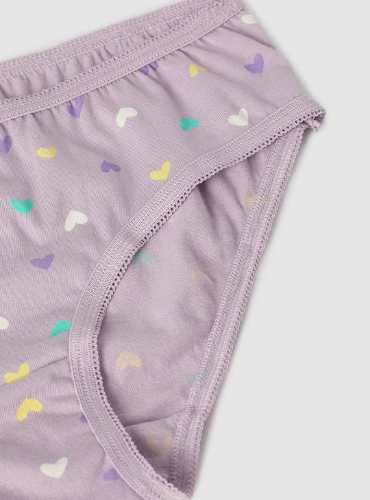 Girls Printed Panties - Pack of 3