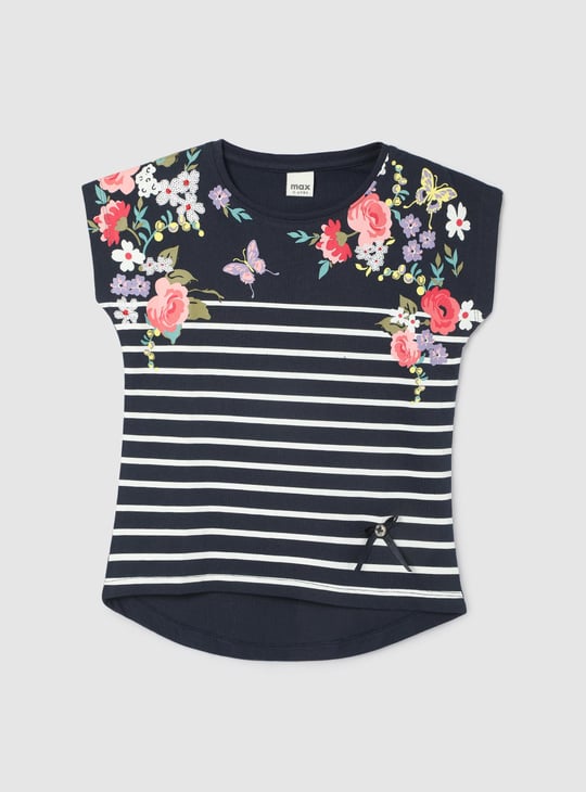 Girls Printed T-shirt and Leggings Set