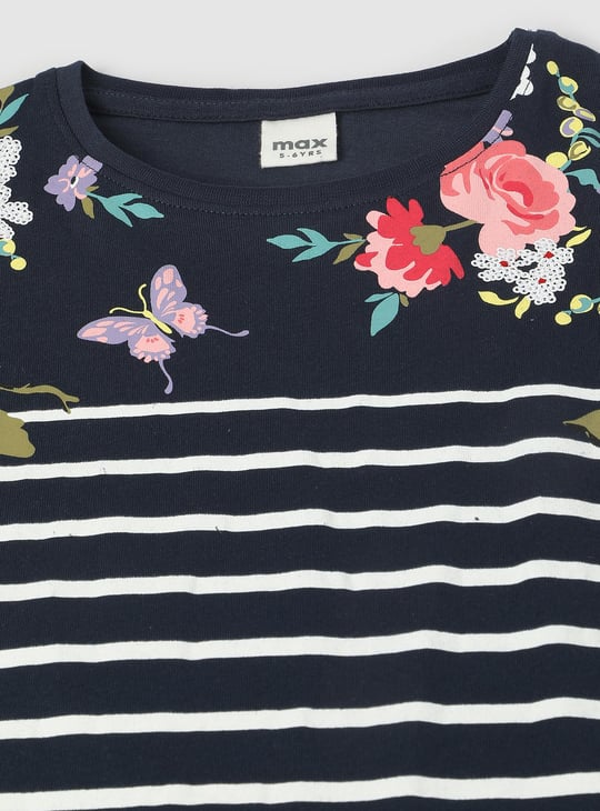 Girls Printed T-shirt and Leggings Set