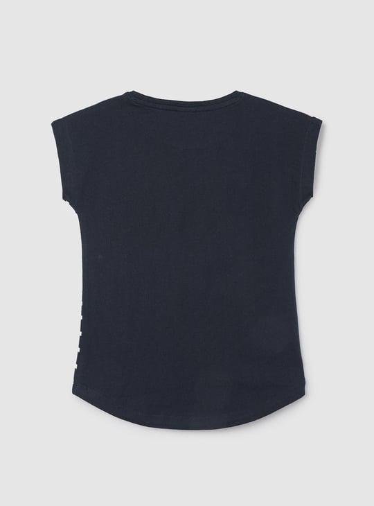 Girls Printed T-shirt and Leggings Set