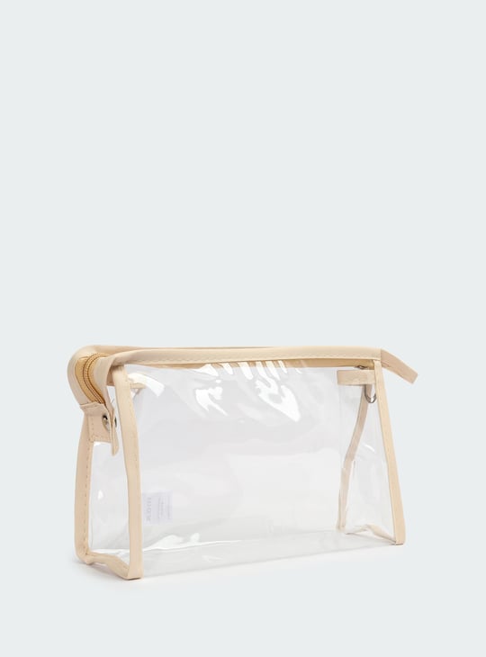 Women Printed Vanity Pouch - Pack of 3