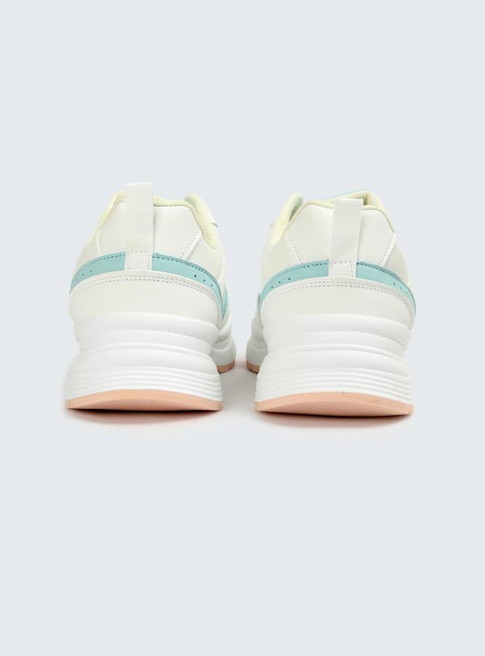 Women Colourblocked Lace-Up Sneakers