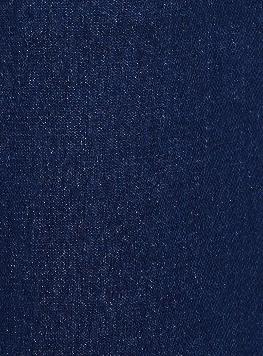 Girls Slim Fit Solid Jeans