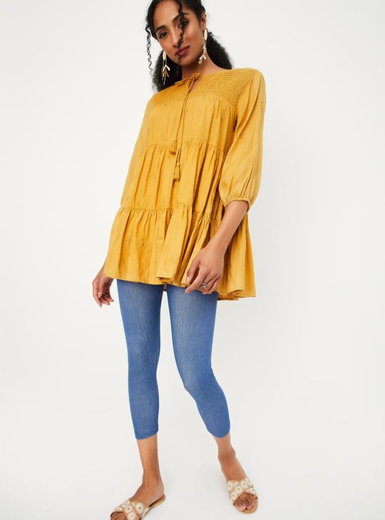 Women Solid Crop Jeggings