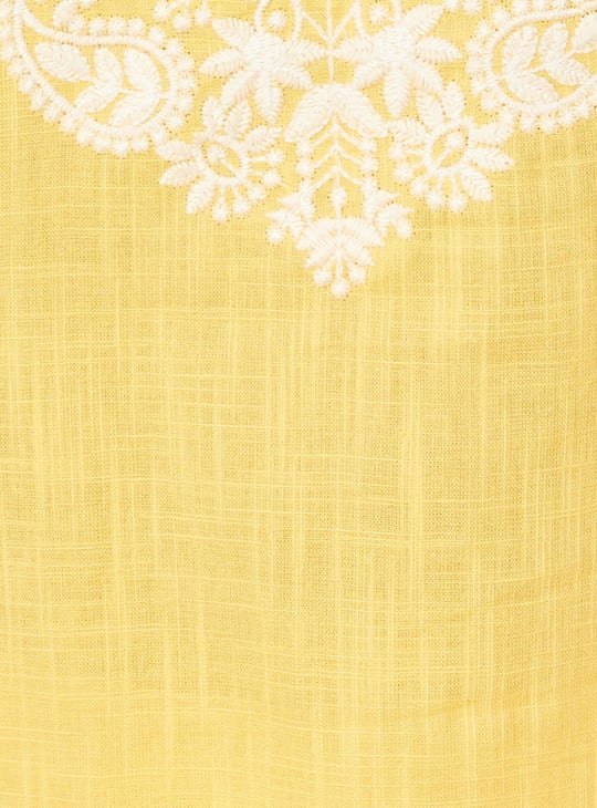 Women Embroidered Cotton Kurta Set