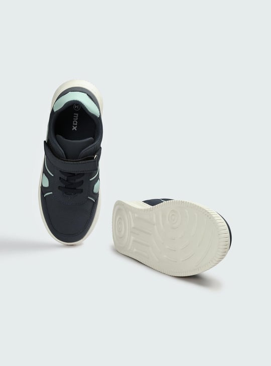 Boys Perforated Velcro Strap Sneakers