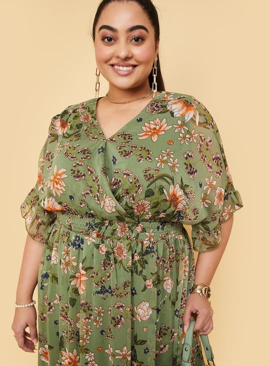 Women Printed Fit and Flare Dress