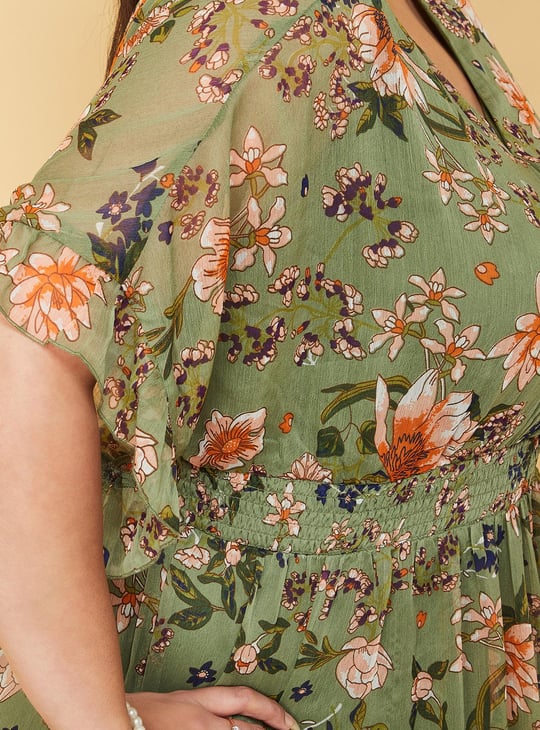 Women Printed Fit and Flare Dress