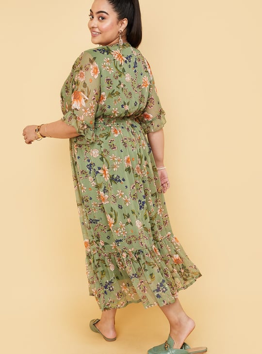 Women Printed Fit and Flare Dress