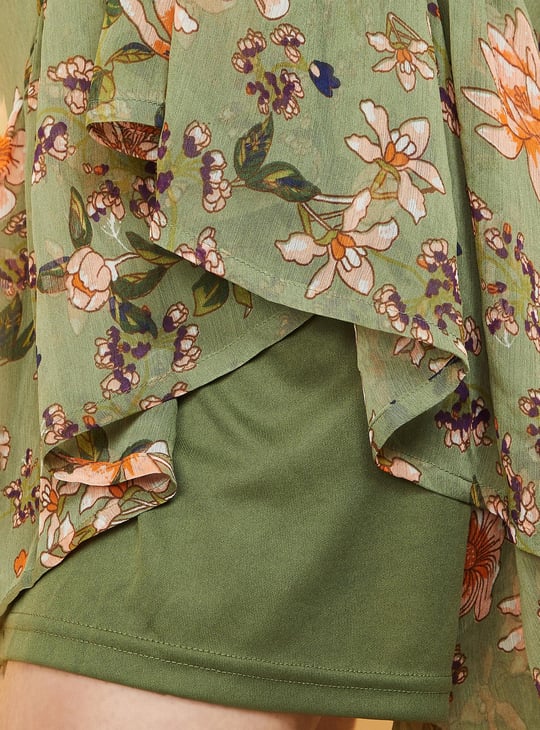 Women Printed Fit and Flare Dress