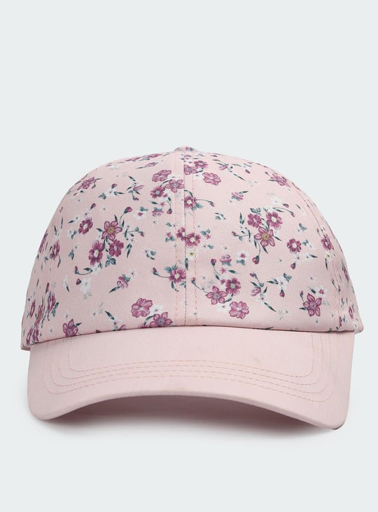 Women Floral Printed Baseball Cap