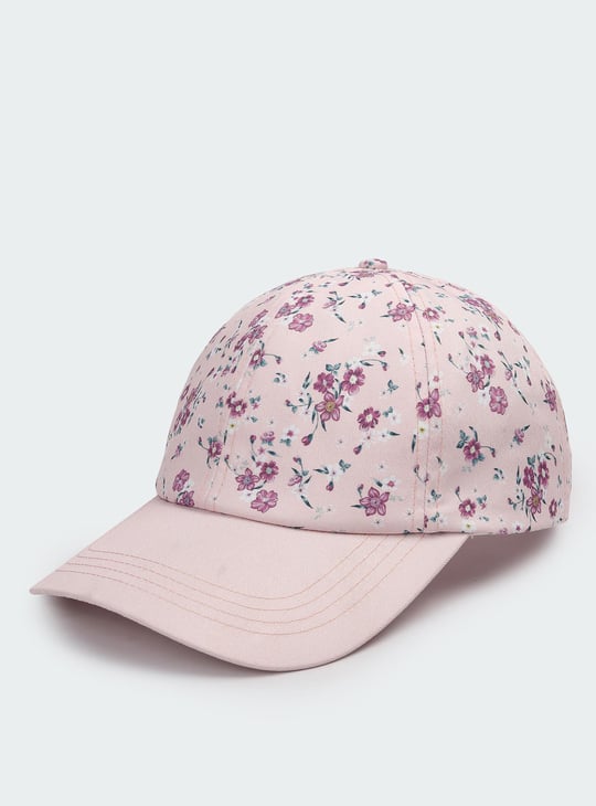 Women Floral Printed Baseball Cap