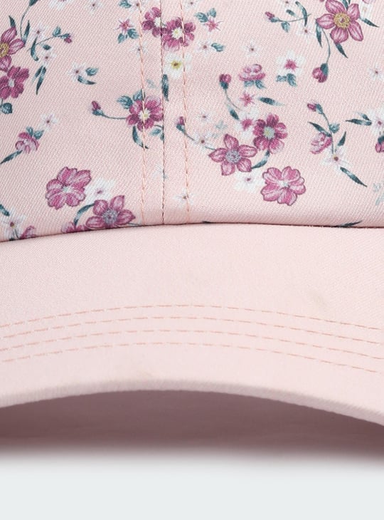 Women Floral Printed Baseball Cap