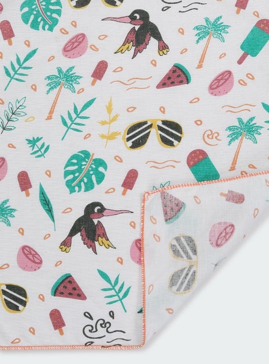 Kids Printed Handkerchief - Pack of 6